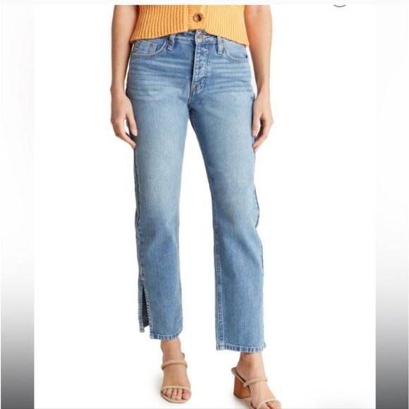 NWT Vigoss Ace Straight Leg Split Hem Jean - Picture 6 of 9